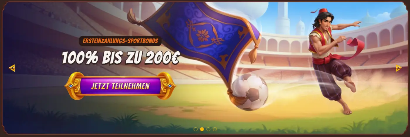 Alawin Casino DE Sport-Willkommensbonus