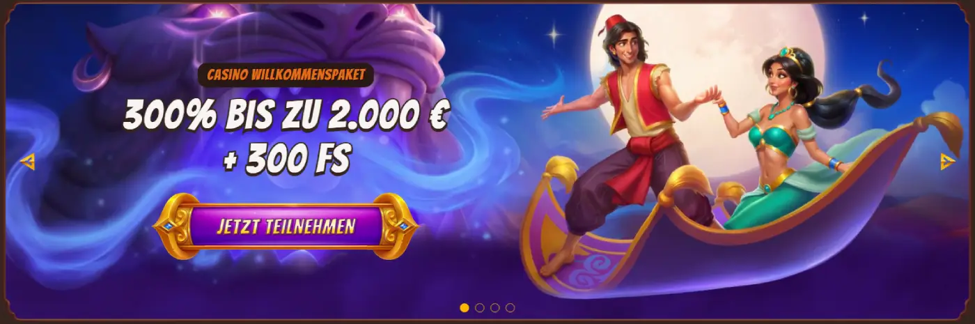 Alawin Casino-Willkommenspaket